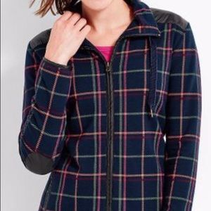 TALBOTS TATTERSALL TERRY JACKET